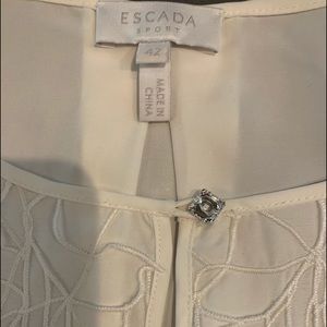 Escada sport embellished blouse